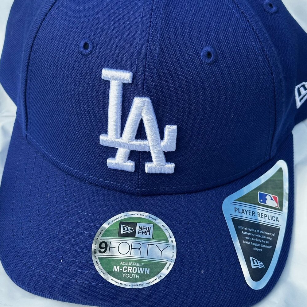 Los Angeles Dodgers Youth New Era 9FORTY Cap Adjustable Snap MLB Player replica
